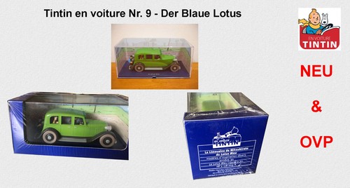 Tintin voiture der blaue - en,