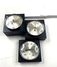 Lufft Wetterstation Barometer Thermometer Hygrometer  schwarz analog Vintage