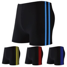 Herren Badehose Schwimmhose Enganliegende Bademode Swimming Shorts Mode L/XL