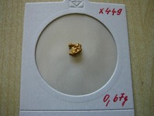 0,67Gramm Goldnugget Nugget Gold  Australien Unikat  x449