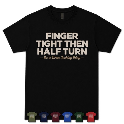Finger tight then half turn - finger,
