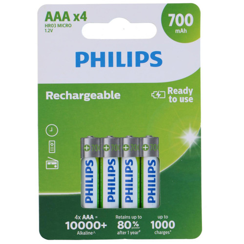Philips aaabatterien 4 - aaabatterien,