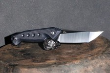 Sanrenmu Knives S761 Fixed 8Cr13Mov G10 Schwarz ABS Scheide Fahrtenmesser