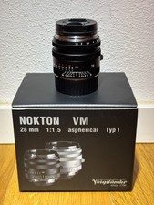 Voigtländer nokton f1 5 - 28, f1.5