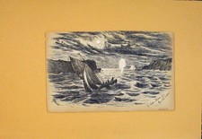 Original alter antiker Druck