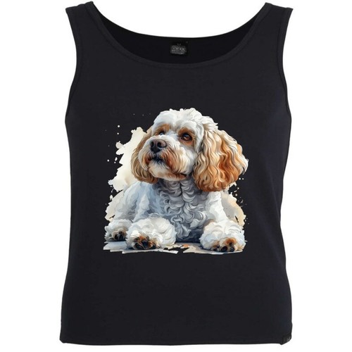 Tank top pudel hunderasse - top,