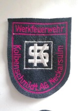 Abzeichen Feuerwehr Werkfeuerwehr Baden-Württemberg Kolbenschmidt AG Neckarsulm 