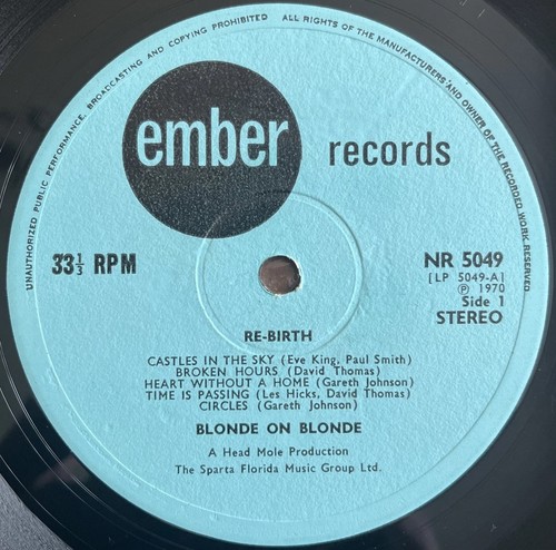 Blonde rebirth - blonde, lp