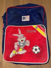 Rucksack Fussball EM 1988 Maskottchen Bernie UEFA Fanartikel Fußball Geschichte