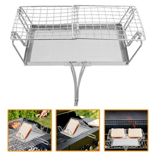 Campingtoaster aus edelstahl - campingtoaster,
