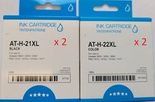 4x DRUCKER PATRONEN für HP 21