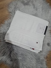 Tommy Hilfiger weißes Badetuch Größe 30 x 54 Zoll brandneu