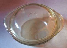 Jenaer Saale Glas feuerfeste Form Schüssel mit Deckel 3007