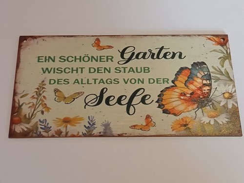 Holzschild mit spruch neu - holzschild,