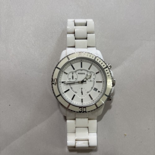 Fossil mens watch 42mm - watch, white