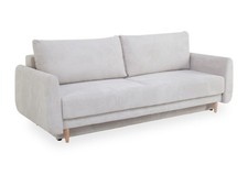 Verwandlungssofa NAKOMA BHT 220x90x95 cm beige Schlafsofa Funktionssofa