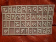 Buchstaben Silikonform