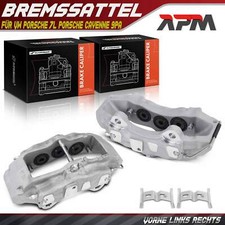 2x Bremssättel mit Halter