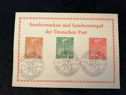 Berlin bund brd - berlin, 1952
