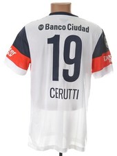 SAN LORENZO MATCH WORN ISSUE 2016 AWAY FOOTBALL SHIRT NIKE SIZE L #19 CERUTTI