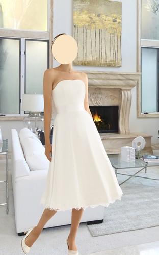 Brautkleid kurz aus - 11,