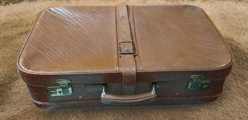 Oldtimer koffer leder - oldtimer,