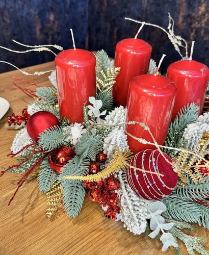 Adventskranz adventsgesteck - adventskranz,