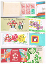 DDR - 8 Markenheftchen - postfrisch - sorbische Trachten - 5 J. - Plan -Nachlass