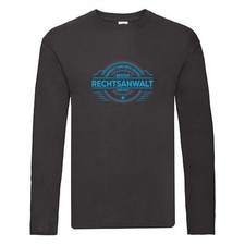 100 % Sicher:  Rechtsanwalt | Anwalt | Jurist Long Sleeve Schwarz