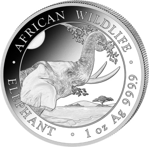 Unze silber somalia elefant - unze,