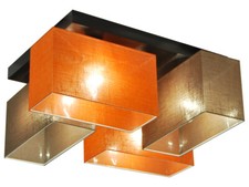 Decken Lampe Leuchte braun