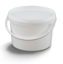 3L Eimer Aufbewahrung Behälter Eimer Wannen + Deckel Kunststoff Griff Haustierfutter LEBENSMITTELQUALITÄT
