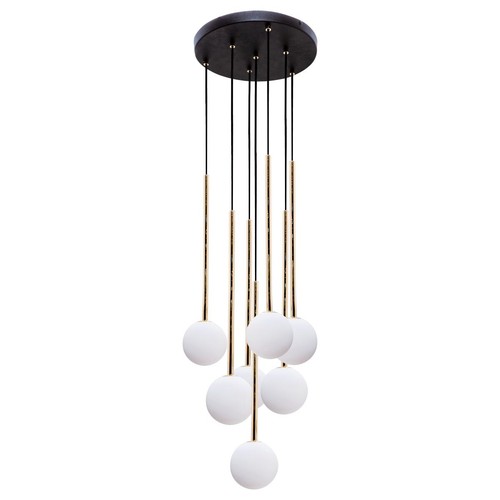 Moderne hängelampen 7x40w - moderne, 7x40w/g9