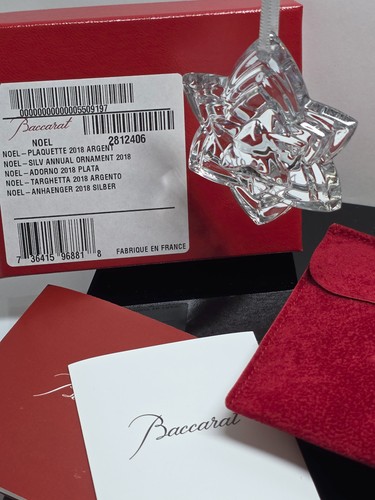 Baccarat kristall ornament - baccarat,