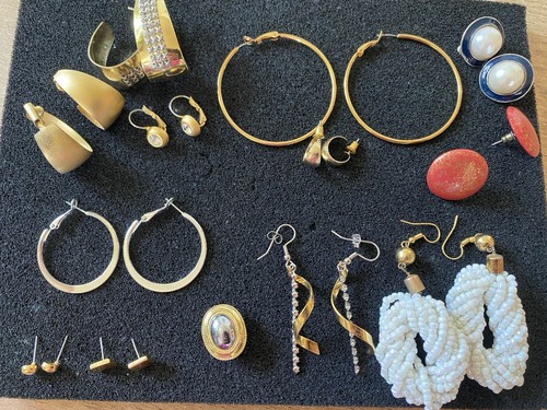 Ohrringe konvolut vintage bunt - ohrringe,