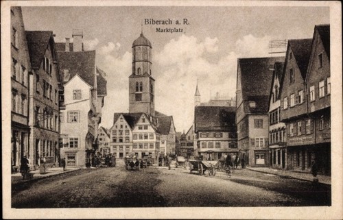 Biberach der riß in - ak,