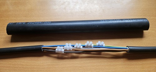 Schrumpfmuffe 5x1 bis - 5x1,5,