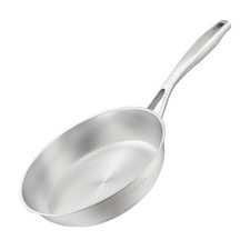 SILBERTHAL Edelstahl Pfanne Unbeschichtet - Induktion - Profi Bratpfanne 20 cm