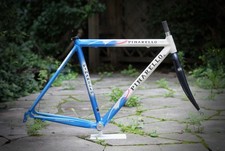 Pinarello Paris Frame Carbon Aris Fork / 48 x 52 cm / White Blue  gavia montello