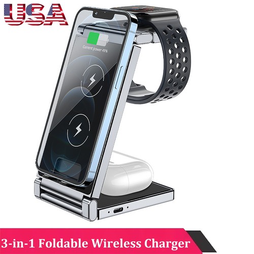 3in1 wireless charger fast - 3in1,