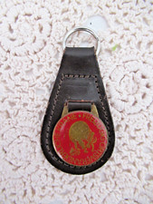 Schlüsselanhänger TAKRAF Freizügig Ortsveränderliche Krane  DDR Leder