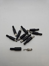 10x DC Hohlstecker mit Knickschutz 5,5 x 2,1mm Stecker Hohlbuchse (Kl17-9-1)