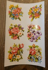 DDR Abziehbilder Schiebebilder Blumen 09