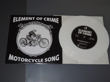 ELEMENT OF CRIME - MOTORCYCLE SONG / SIREENA WHITE 7'' SINGLE 2011 (MINT-)