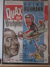 altes Filmplakat  "Quax der