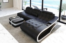 Sofa Couch Ledersofa Eckcouch