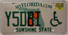 Florida Nummernschild USA Auto