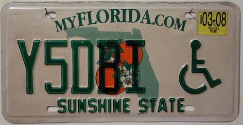 Florida nummernschild usa auto - florida,