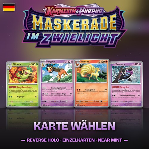 Pokemon karten maskerade - maskerade, im
