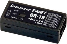 GRAUPNER GR-18 "AIR" + 3XG + 3A integrated flight controller 9 Kanal HoTT Empfän